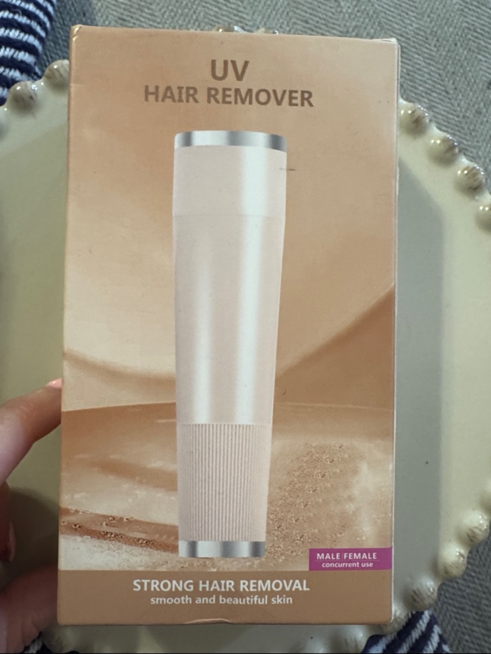 UV Hair Remover - Cream Personal Hair Removal Device